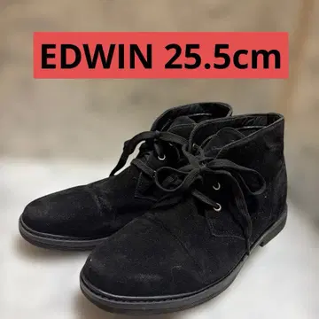 EDWIN (에드윈)의 블랙 스웨이드 느낌 처카 부츠 (데저트 부츠)