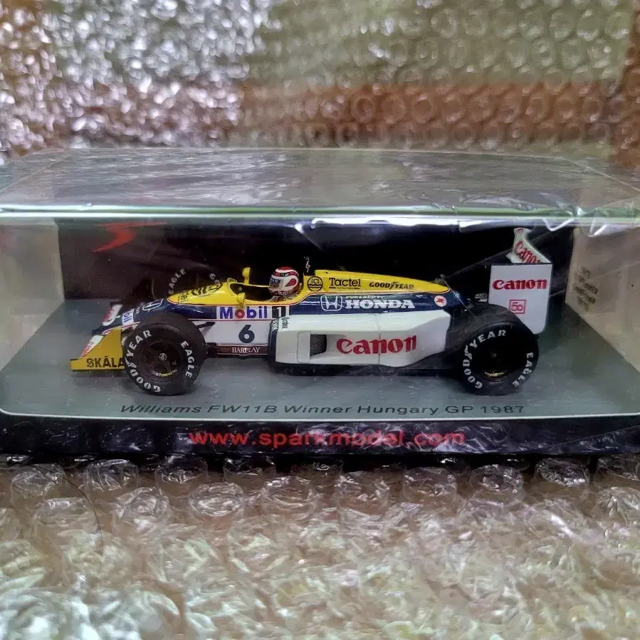 1/43 스파크 f1 1987 윌리엄스 fw11b 넬슨 피케 헝가리gp
