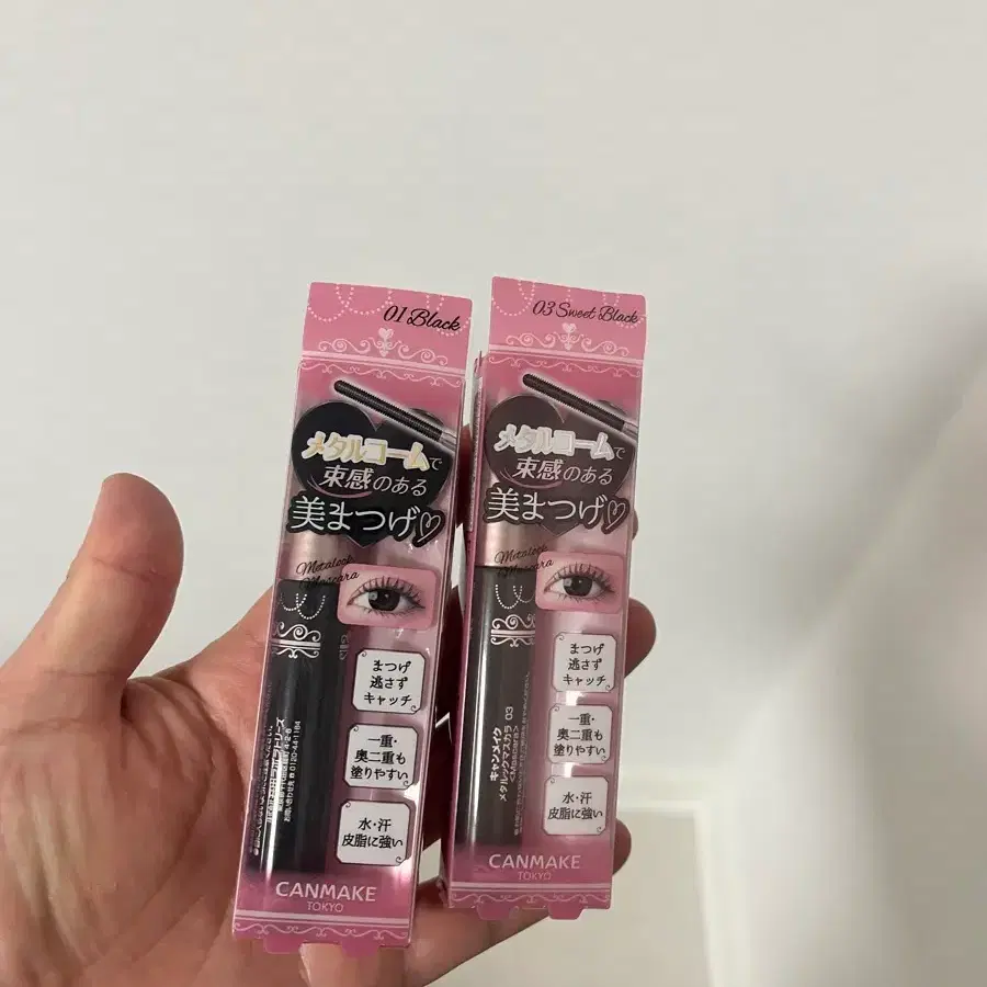 캔메이크 래쉬 롱 아이래쉬 마스카라 01 블랙 / 03 스위트 블랙