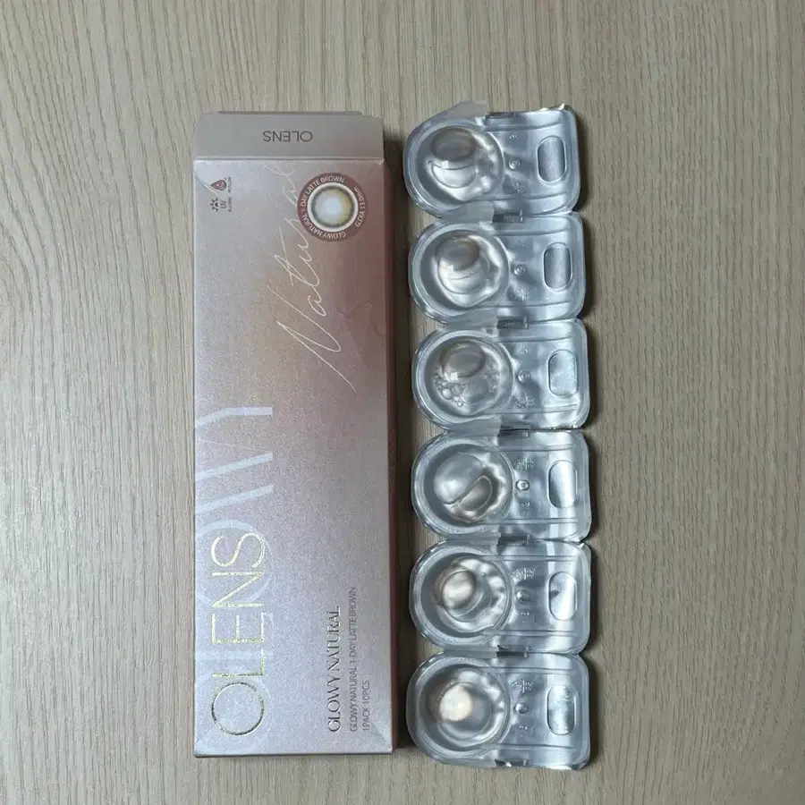 OLENS 글로이 내추럴 라떼 브라운 원데이
