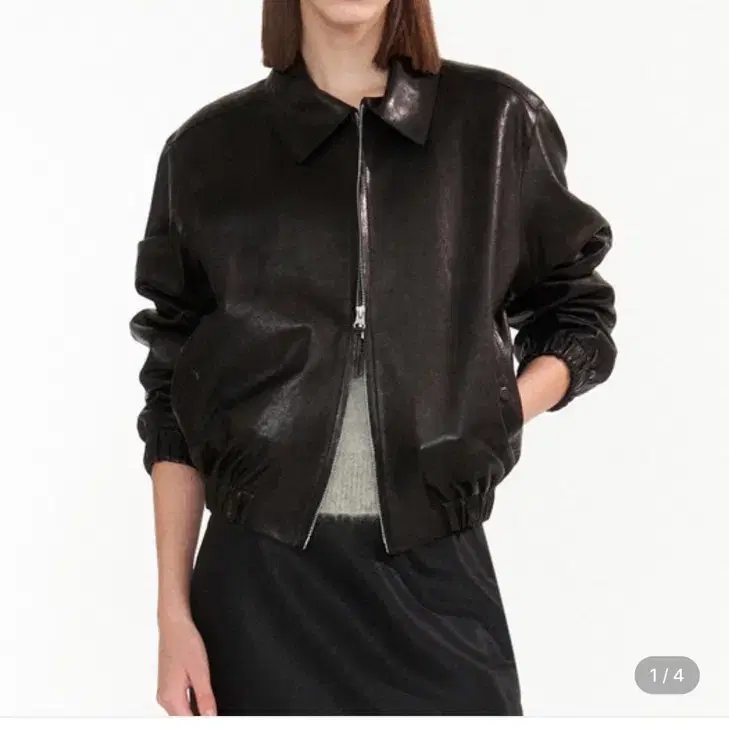 낫띵리튼 vegetable leather blouson