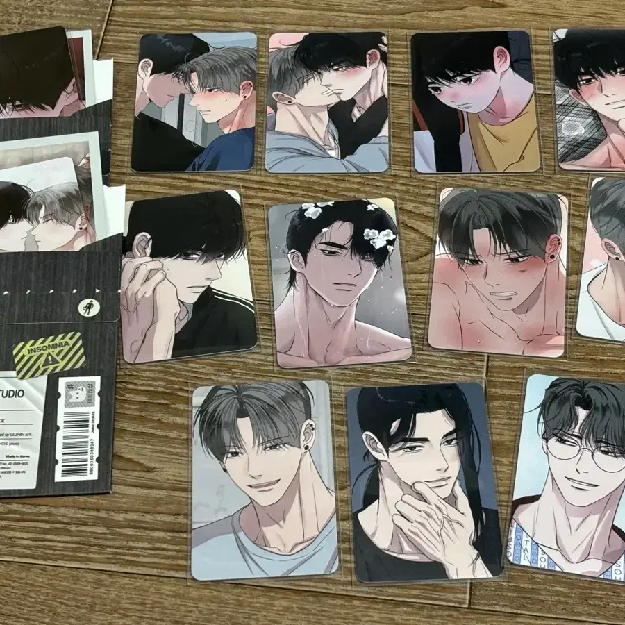 레봄 카페 언슬립 굿나잇 스튜디오 포토팩 컬렉션 포토카드 일괄