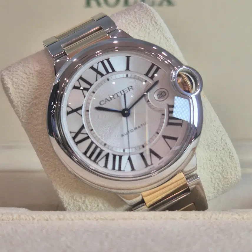 까르띠에 발롱블루 콤비 42mm 오토매틱 보증서포함 사진 2