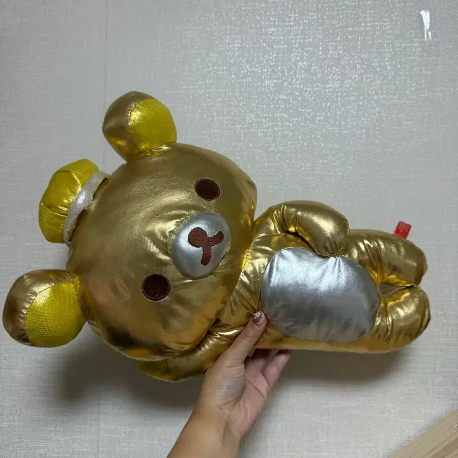 리락쿠마 골드 봉제인형