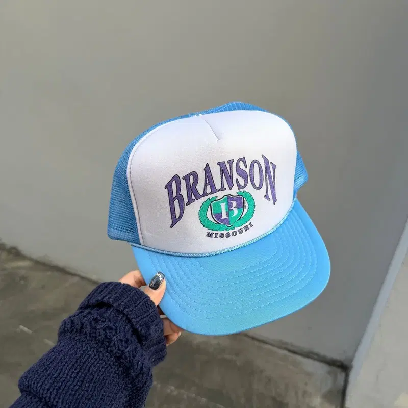 BRANSON 빈티지 트러커캡