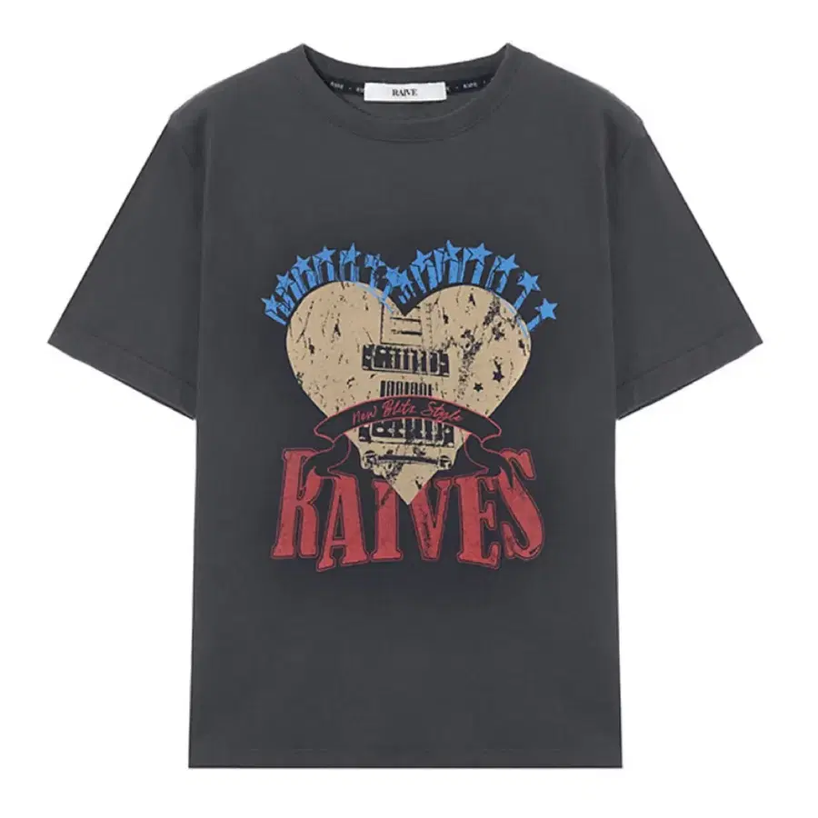 레이브 그래픽티셔츠 Heart Ravers Graphic T-Shirt