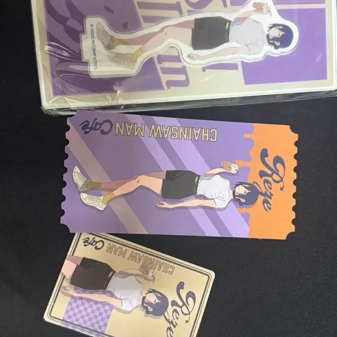 체인소맨 콜라보 카페 레제 스탠딩 아크릴,특전