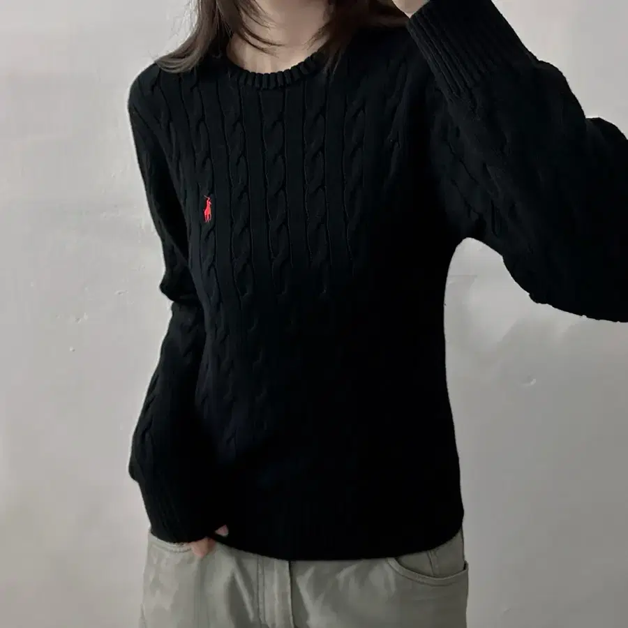 (L) 폴로 랄프로렌 케이블 니트