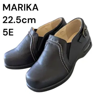 새상품 MARIKA 5E 폭넓은 에어 밑창 슬립온 22.5 블랙