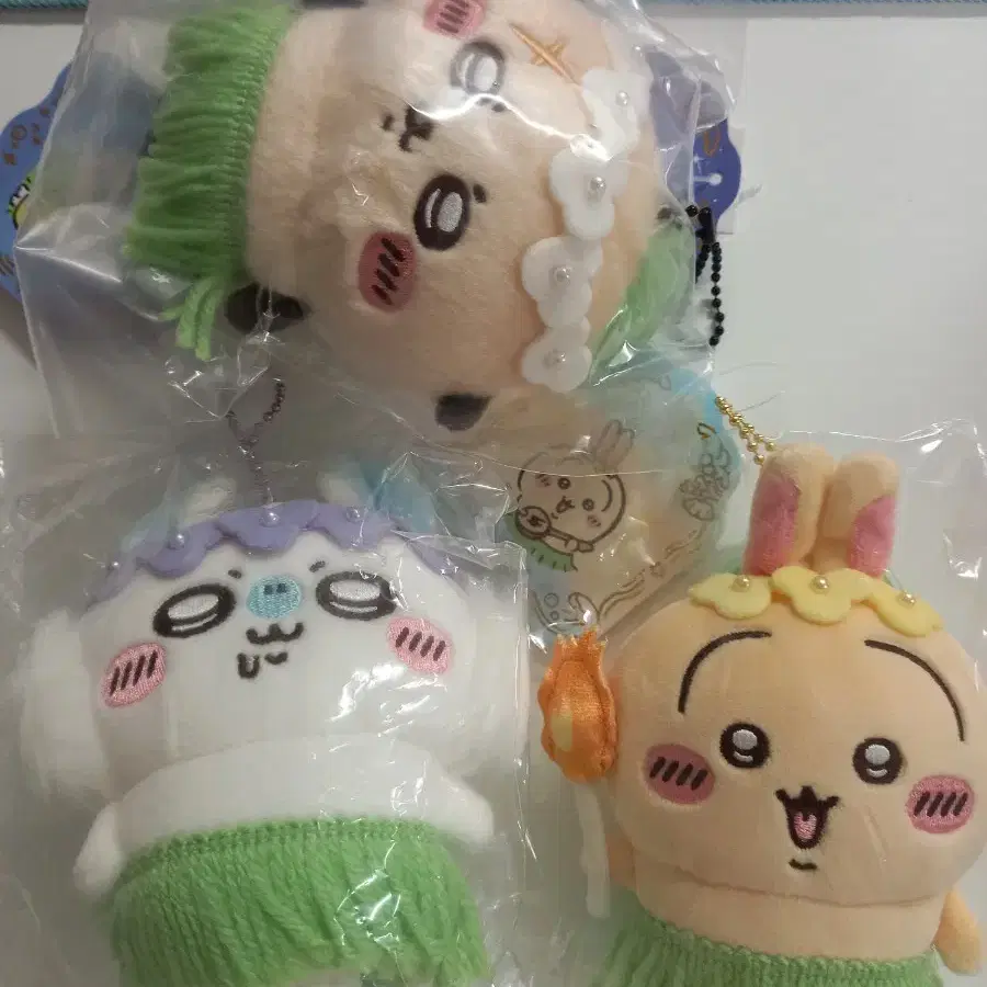 치이카와 인어섬 모몽가 우사기 랏코 마스코트 마코