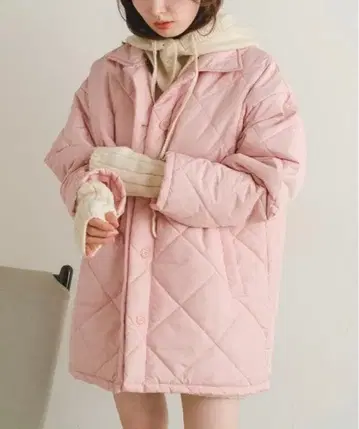카스타네 발라클라바 포함 퀼팅 자켓