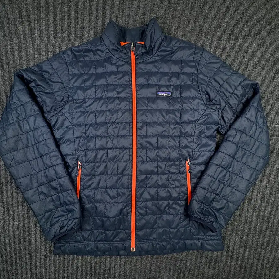 [정품/M] 파타고니아 나노 퍼프 패딩 자켓 네이비/오렌지 (84212)