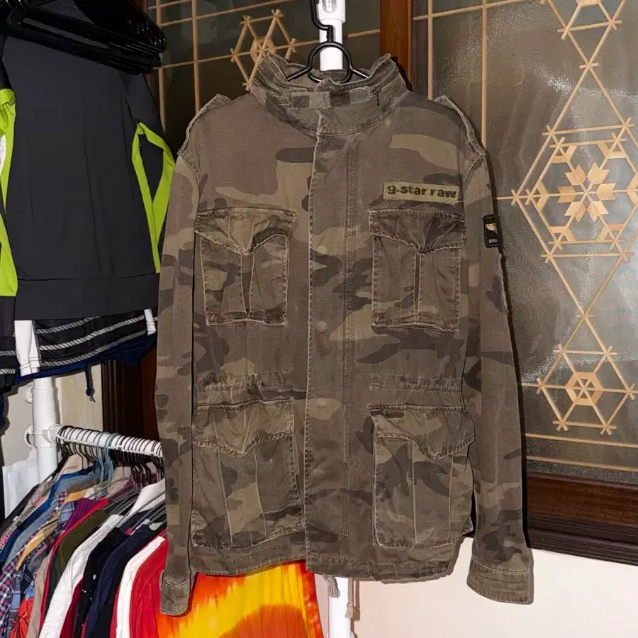 G-STAR RAW 카모플라주 밀리터리 필드 자켓
