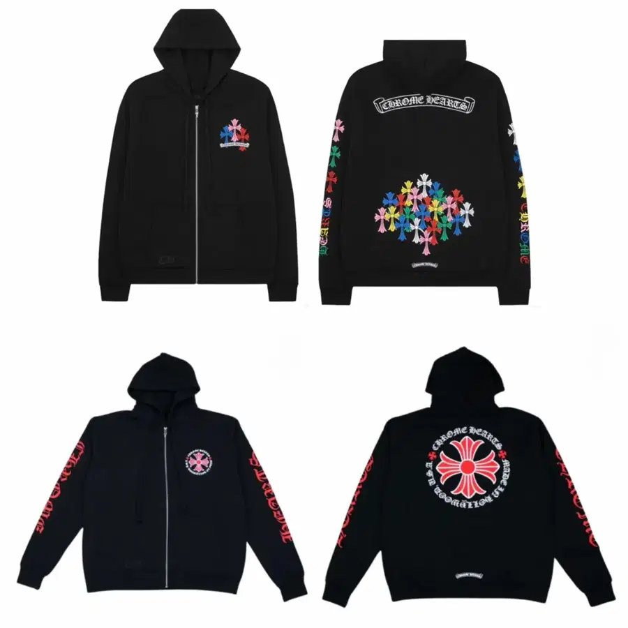 [백화점구매] Chrome Hearts 크롬하츠 후드집업 2종