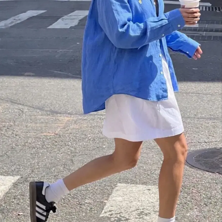 폴로 린넨셔츠 클래식핏 L사이즈
