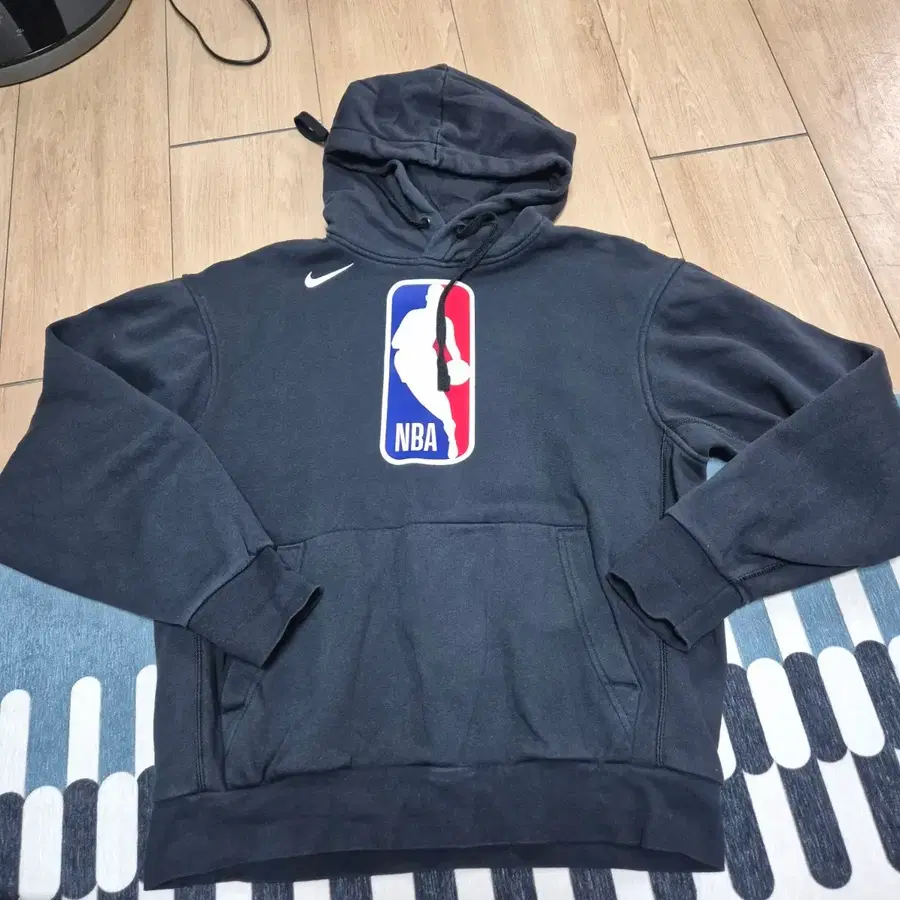 나이키 NBA 기모 후드티 블랙 S