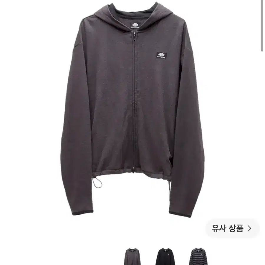해칭룸 x 디키즈 집 후드 차콜 s
