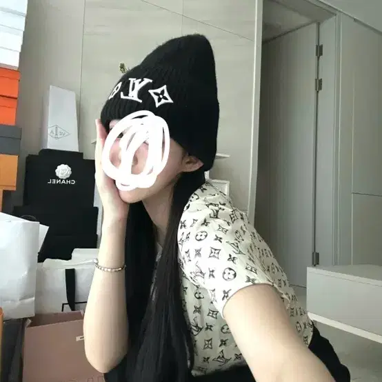 루이비통 모노그램 비니 블랙 직거래 60
