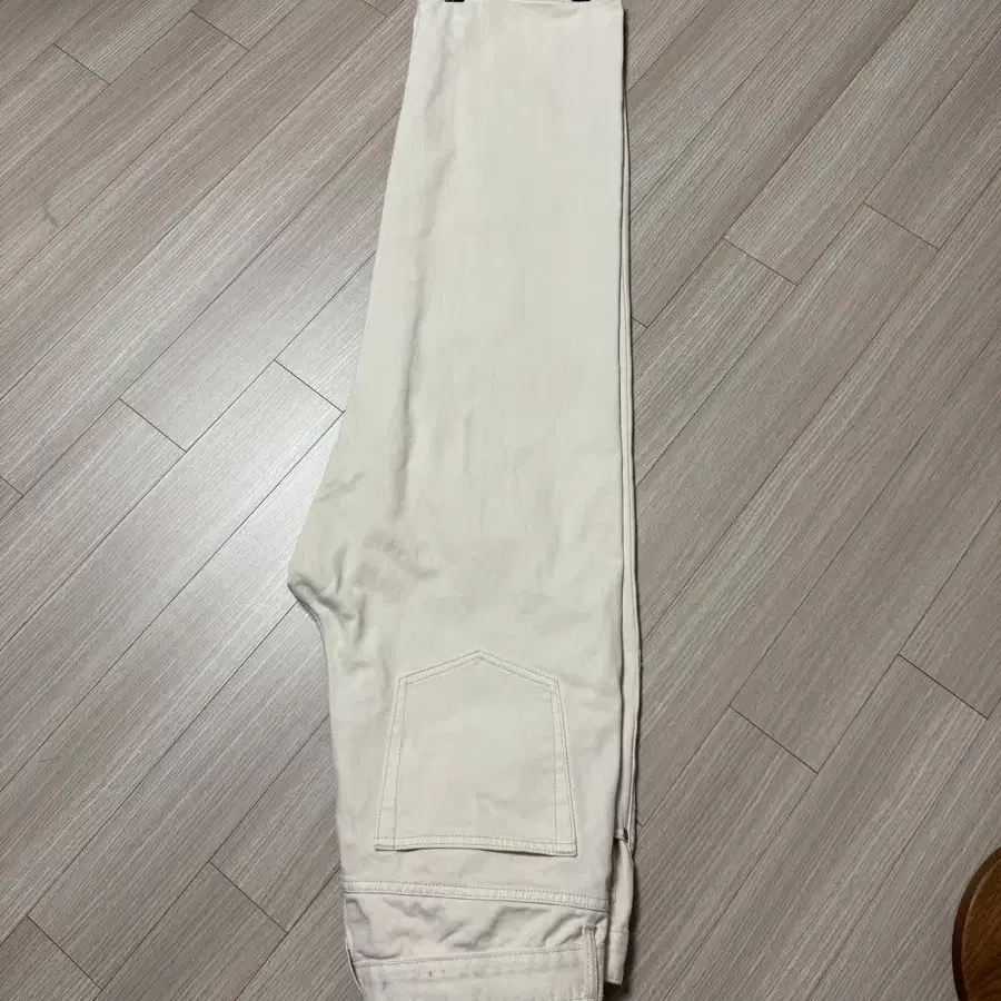 무탠다드 스트레이트 데님 팬츠 크림 36