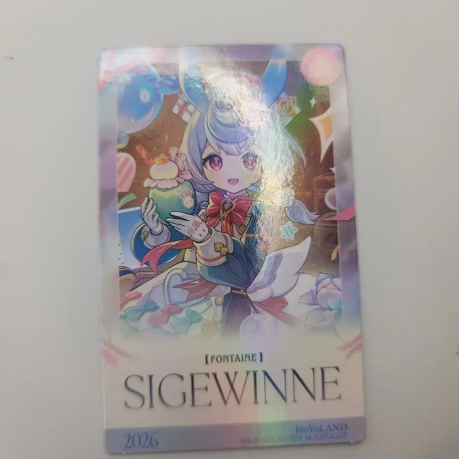 시그윈 원신 호요랜드 점괘뽑기 포토카드 호랜 점뽑 포카 genshin Sigewinne