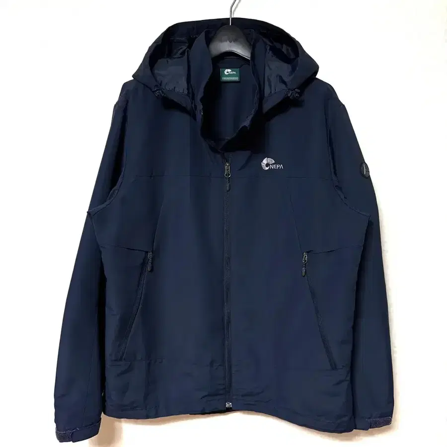 [XL,105]네파 바람막이 우븐 집업 자켓 곤색