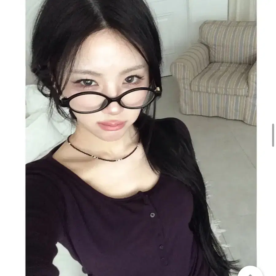 소매7부 단추 헨리 통통 7부티 퍼플 버건디 네이비 난색 에이블리 기본티