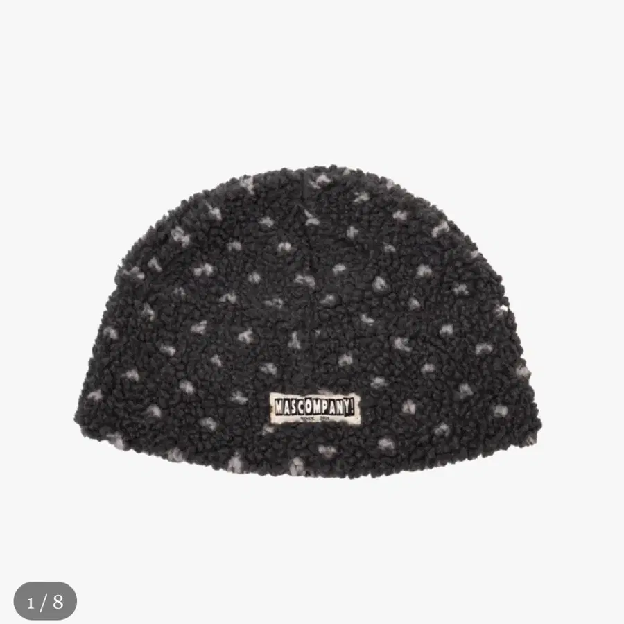 마스컴퍼니 Dot dumble fleece beanie Gray