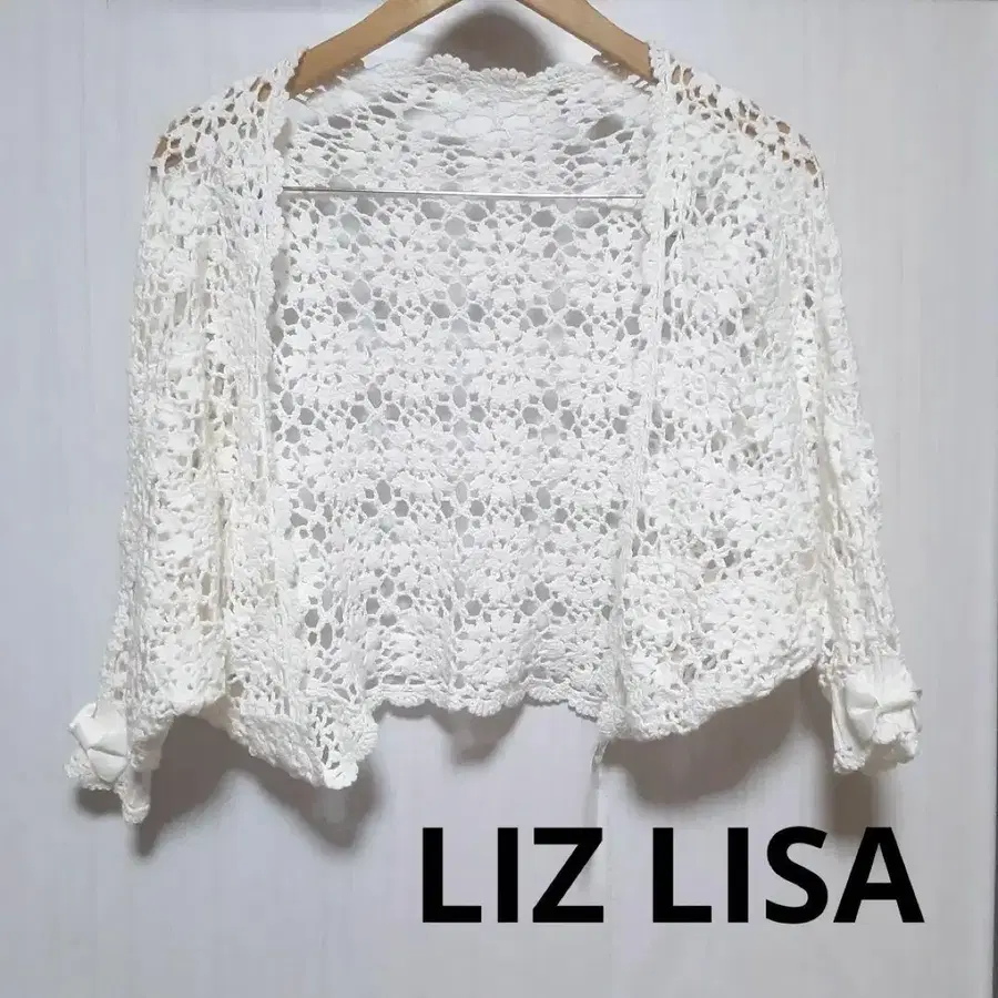 LIZLISA 리즈리사 리본 볼레로