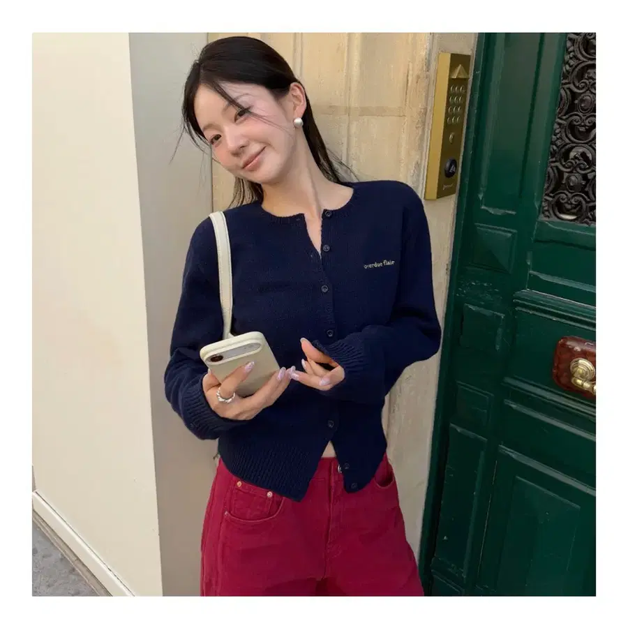 오버듀플레어 OVERDUE WOOL CARDIGAN_NAVY
