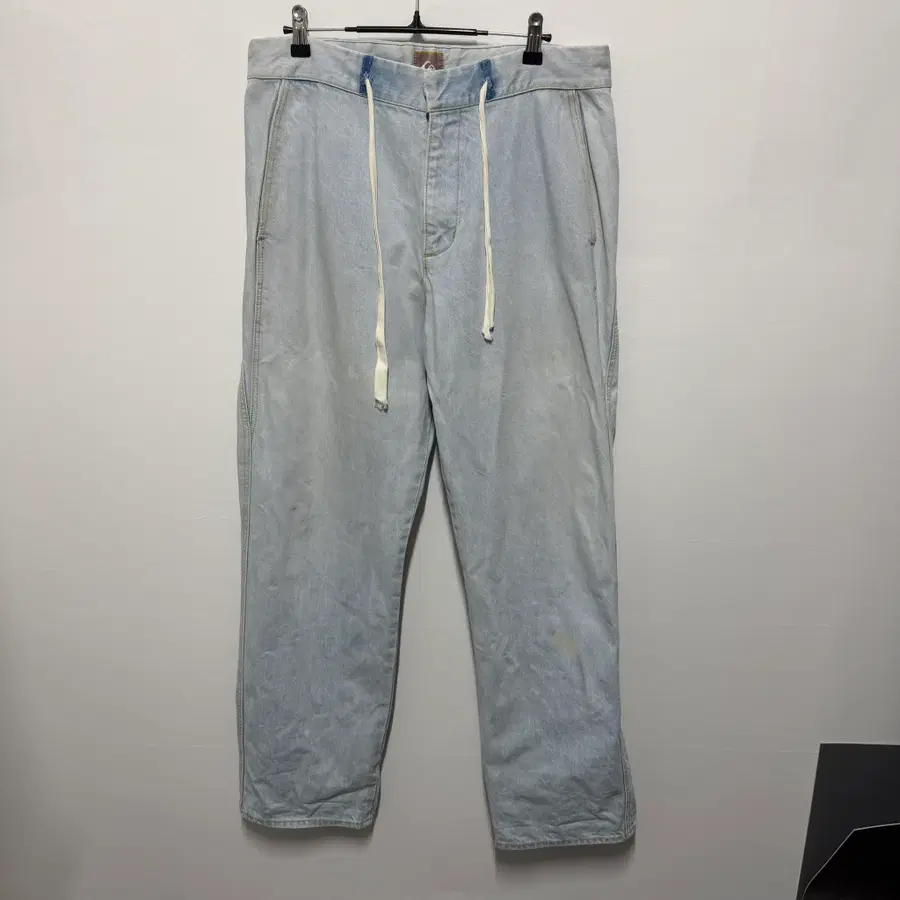 00s 퀵실버 와이드 데님팬츠 연청