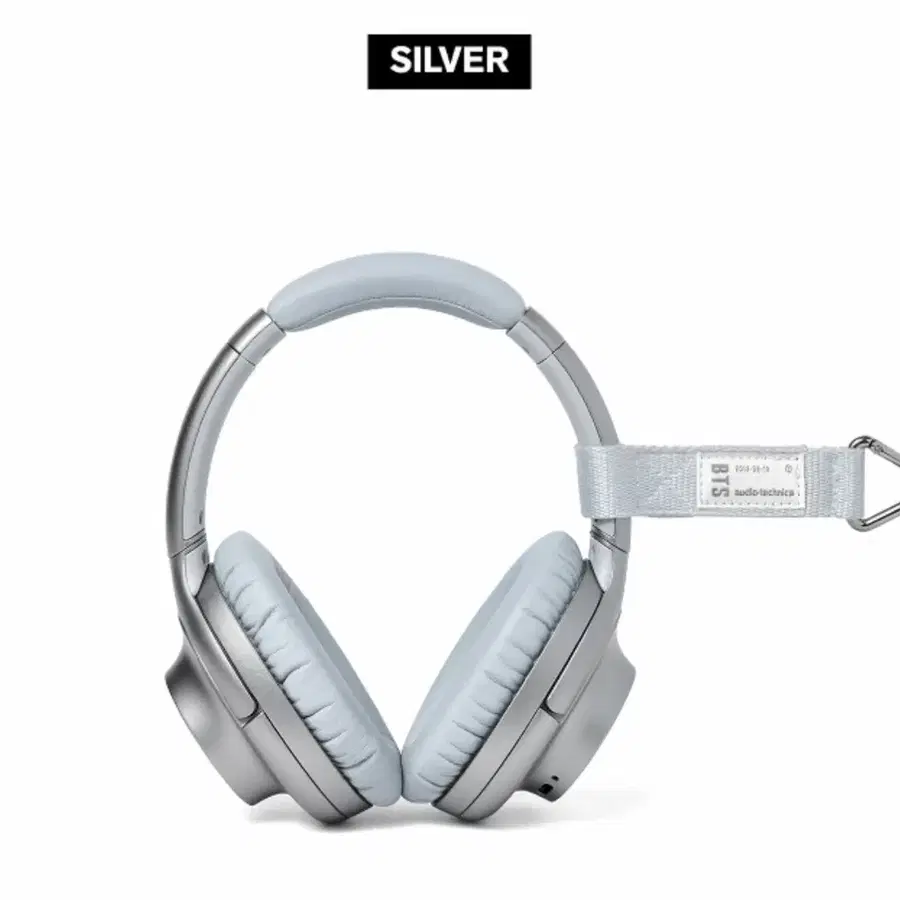 BTS 블루투스 헤드폰 SILVER