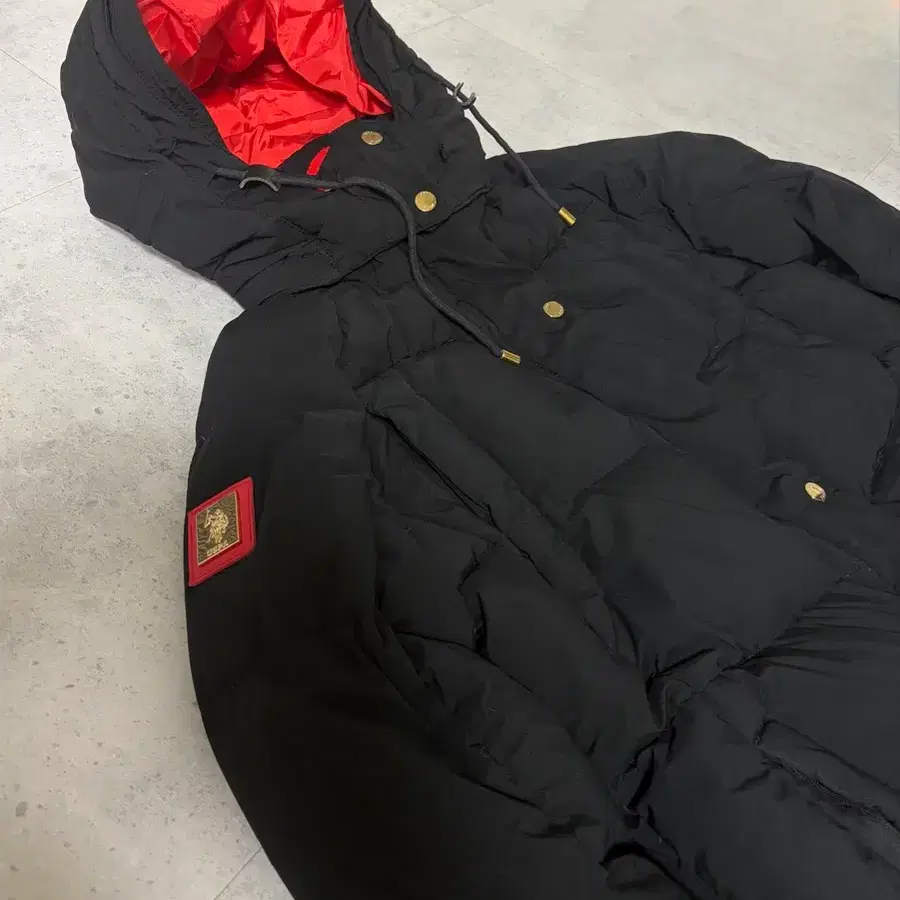 Us polo assn 여성 롱패딩 블랙