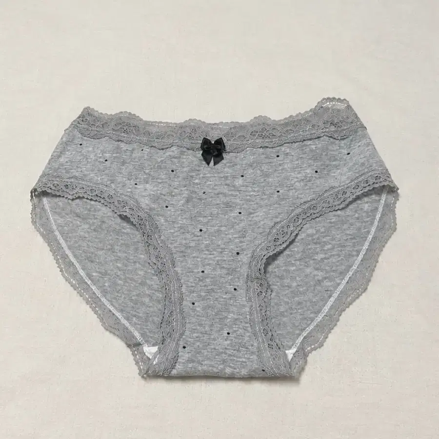 여자 레이스 회색 면팬티