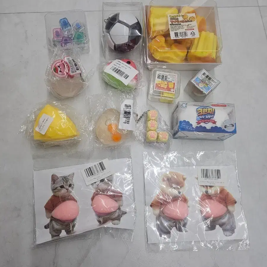 왁뿌 말랑이들, 비누 크런치, 망고 크런치, 청사과 왁뿌 판매 합니다