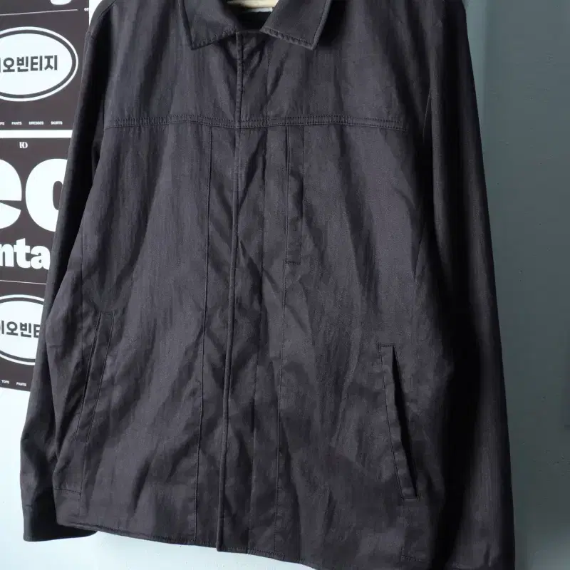 (XL-2XL) 갤럭시 집업 바람막이 점퍼자켓 카디날 차콜-H40432
