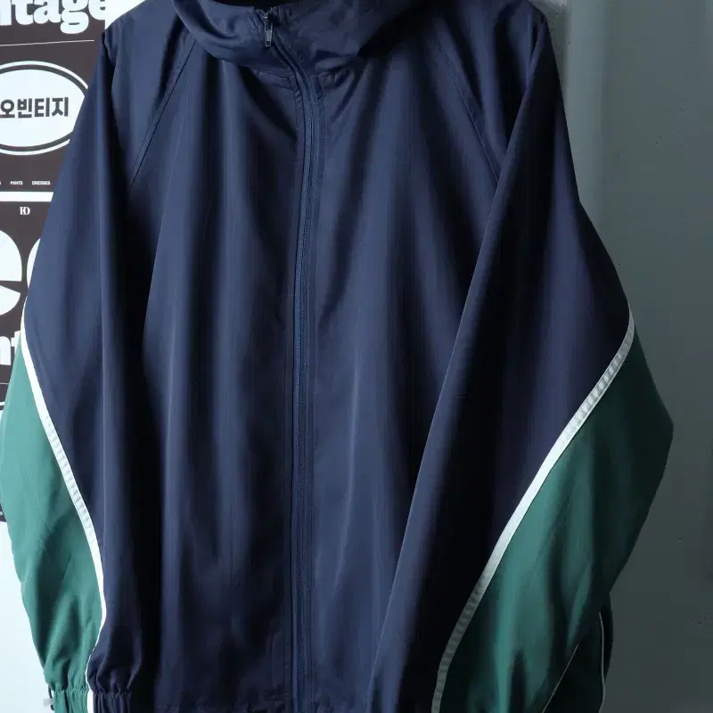 (M-XL) 파르티멘토 집업 바람막이 점퍼자켓 투웨이 배색-H40436