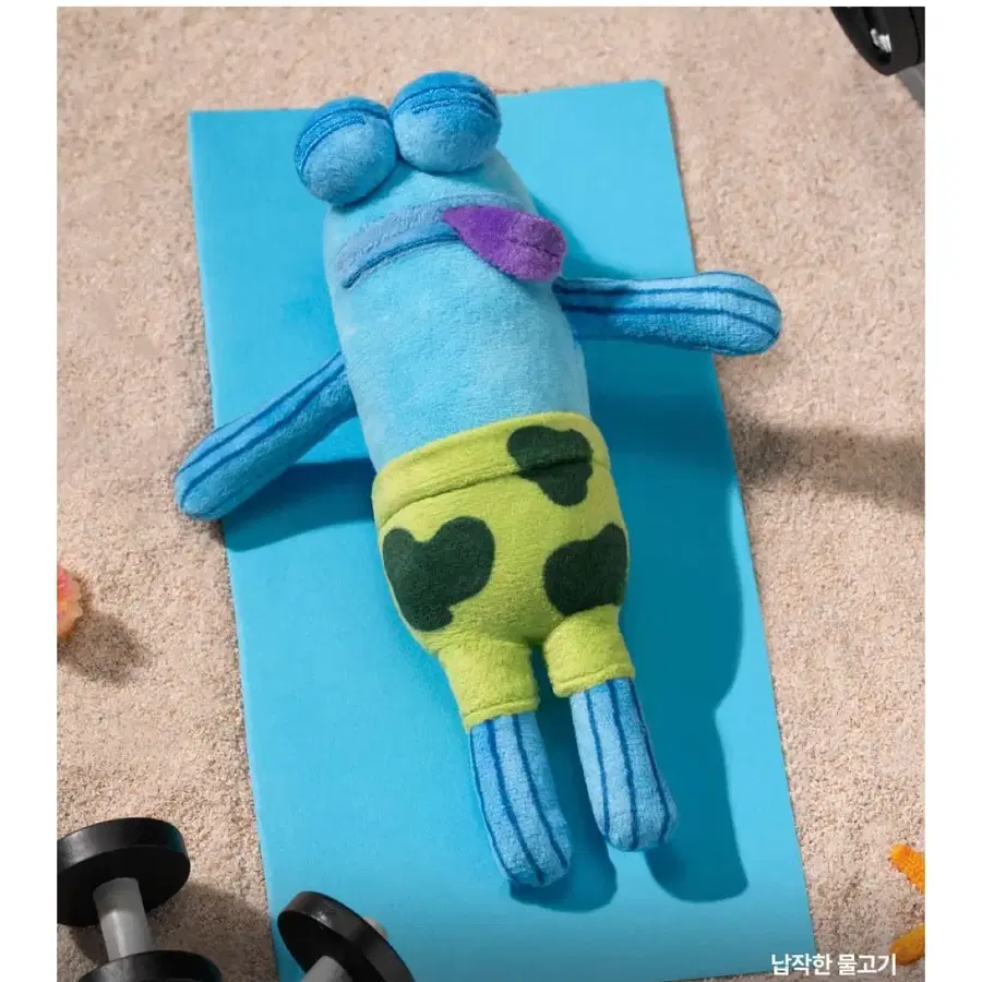 팝마트 스폰지밥 비키니시티 엉뚱한 친구들 인형 키링 납작한 물고기 플랫 피쉬