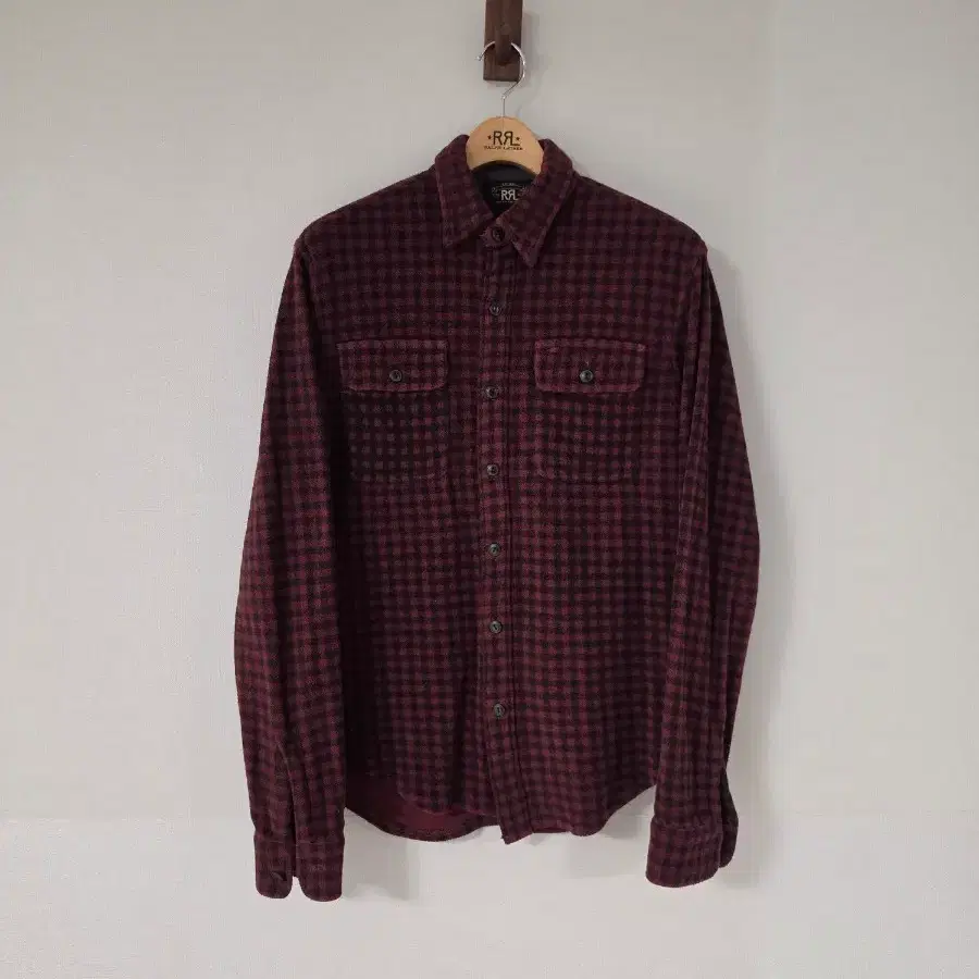 RRL 더블알엘 버팔로 깅엄 체크 셔츠 S