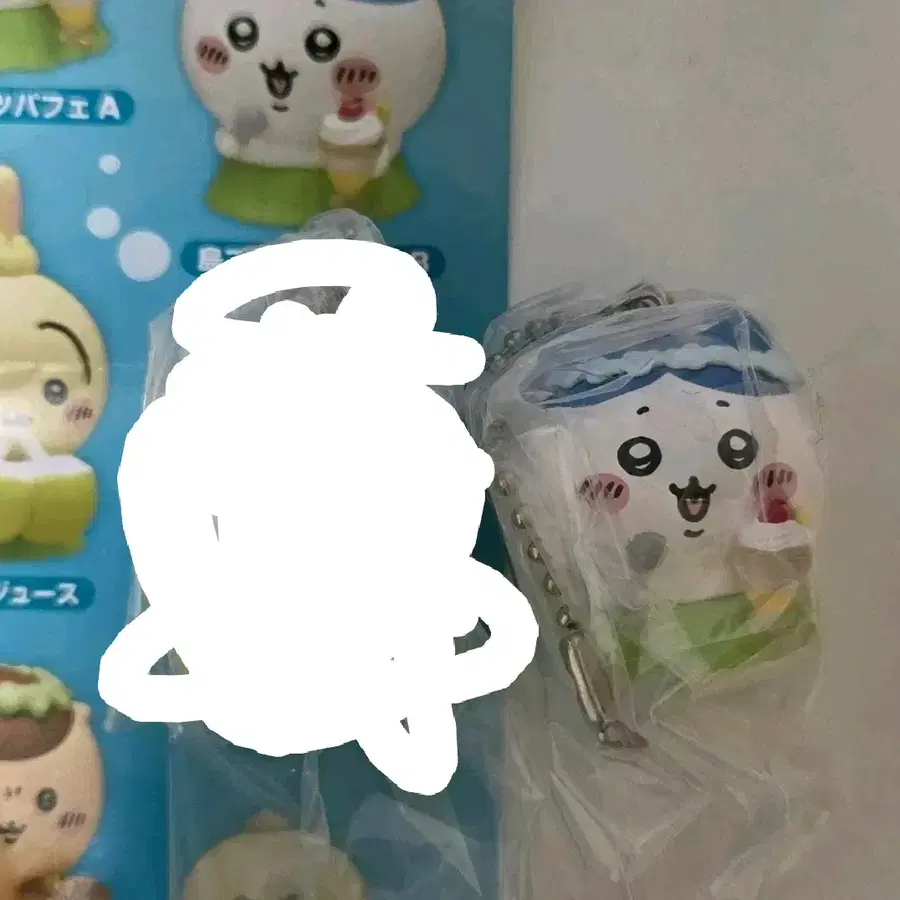 하치와레 인어섬 타베모노 마스코트 피규어 키링 치이카와
