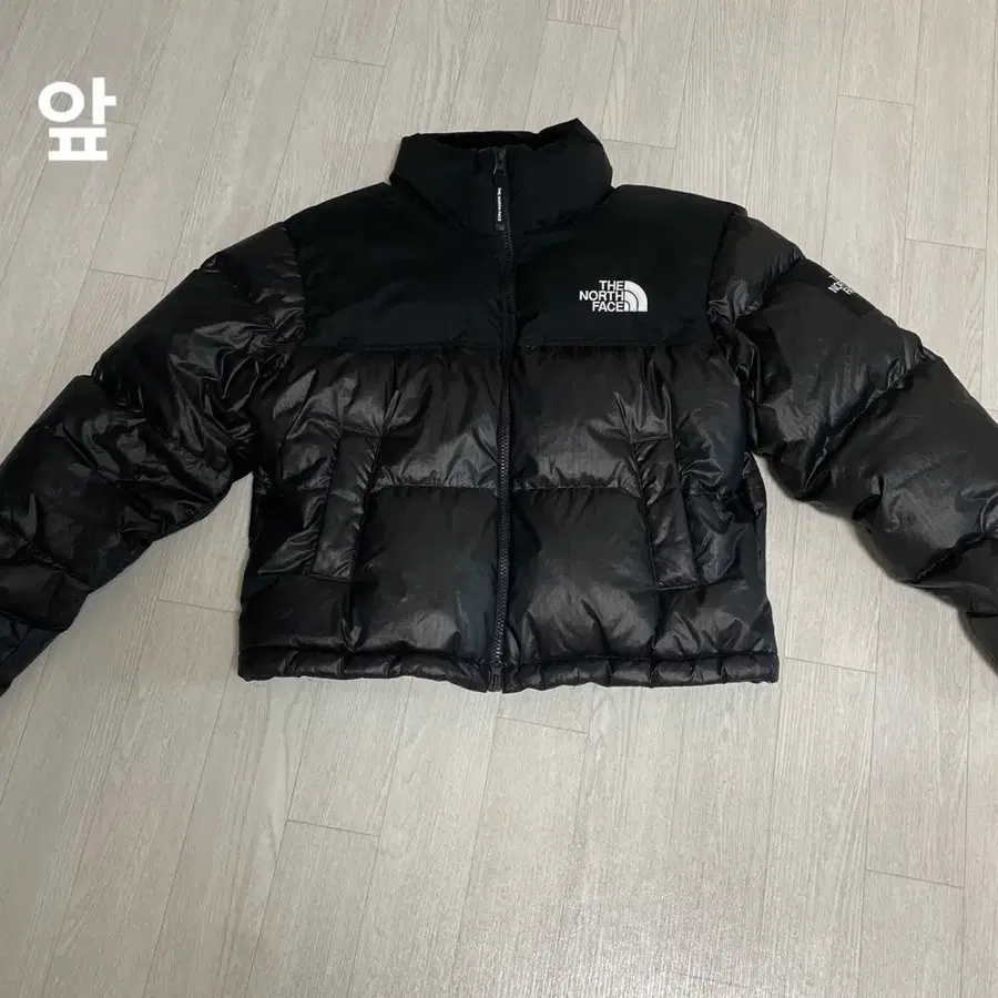 노스페이스 화이트라벨 노벨티 눕시 크롭 패딩 블랙 S