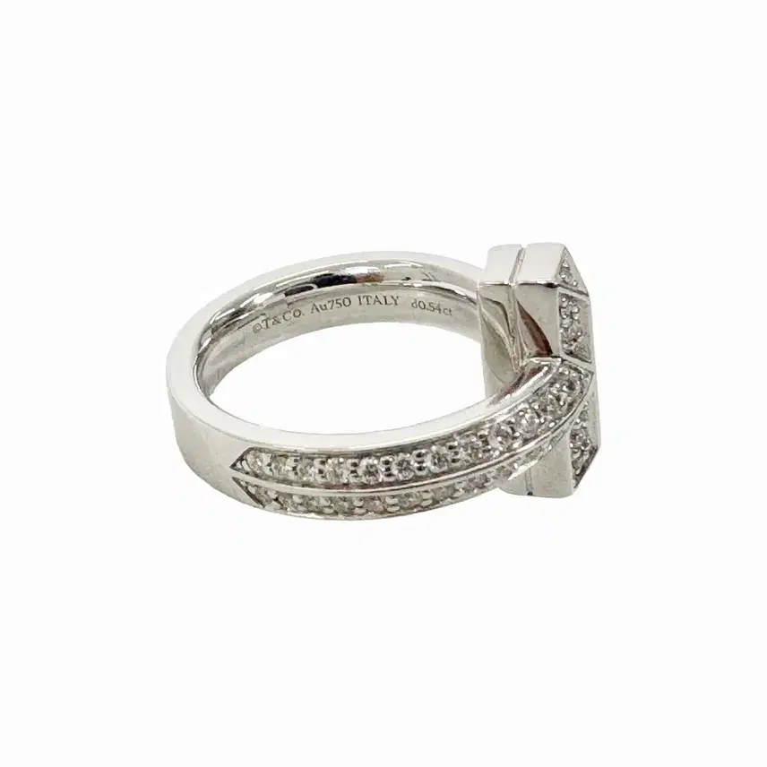 티파니앤코 [8호] 티파니 T1 풀파베 다이아몬드 반지 링 화이트 골드 4.5mm 사진 6