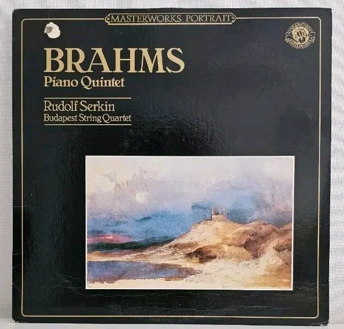 Brahms Piano Quintet Rudolf Serkin Performance LP <Import>