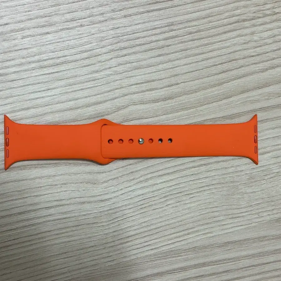 애플워치 에르메스 정품 오렌지 스포츠 밴드 (46mm)