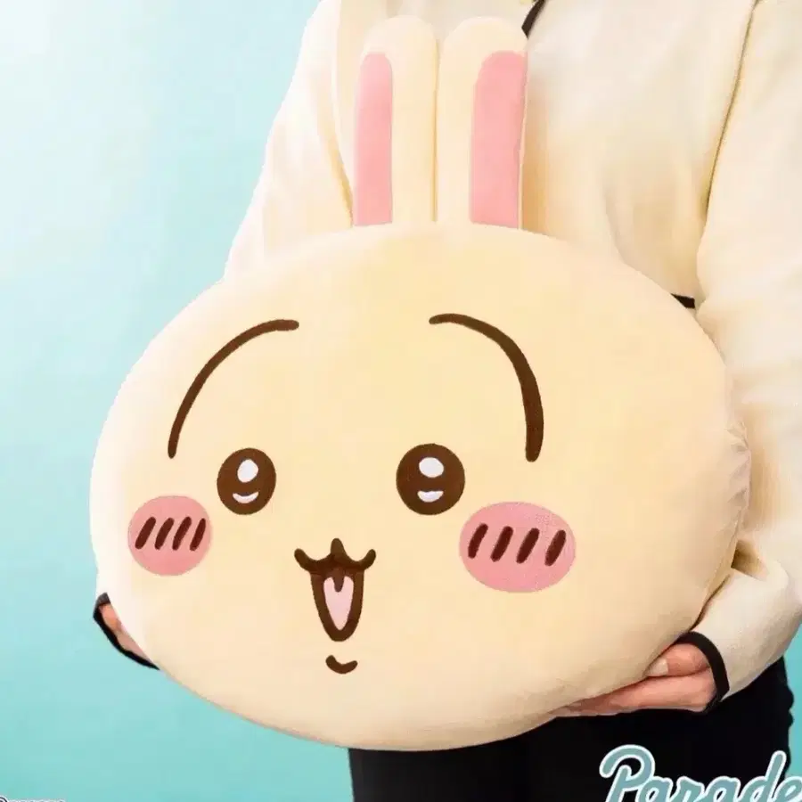 (일본정품 40cm) 치이카와 우사기 모찌 슈퍼 빅 얼굴 쿠션