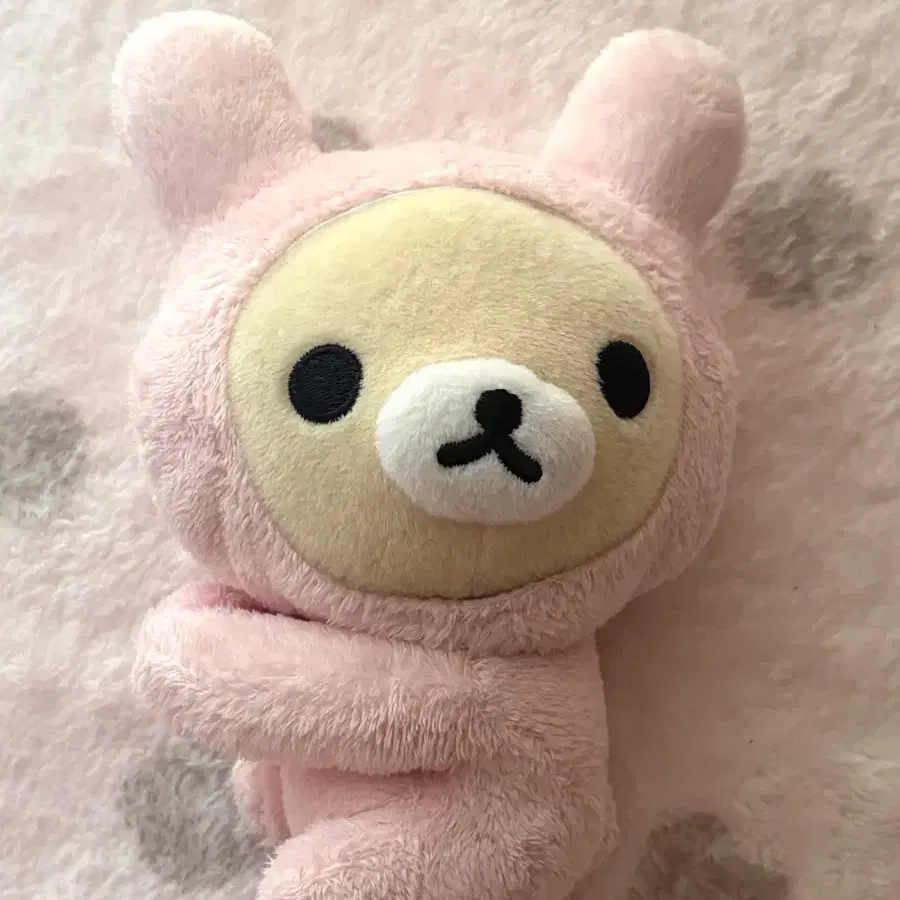 고전레어)우사기코리락쿠마 똑딱이 인형