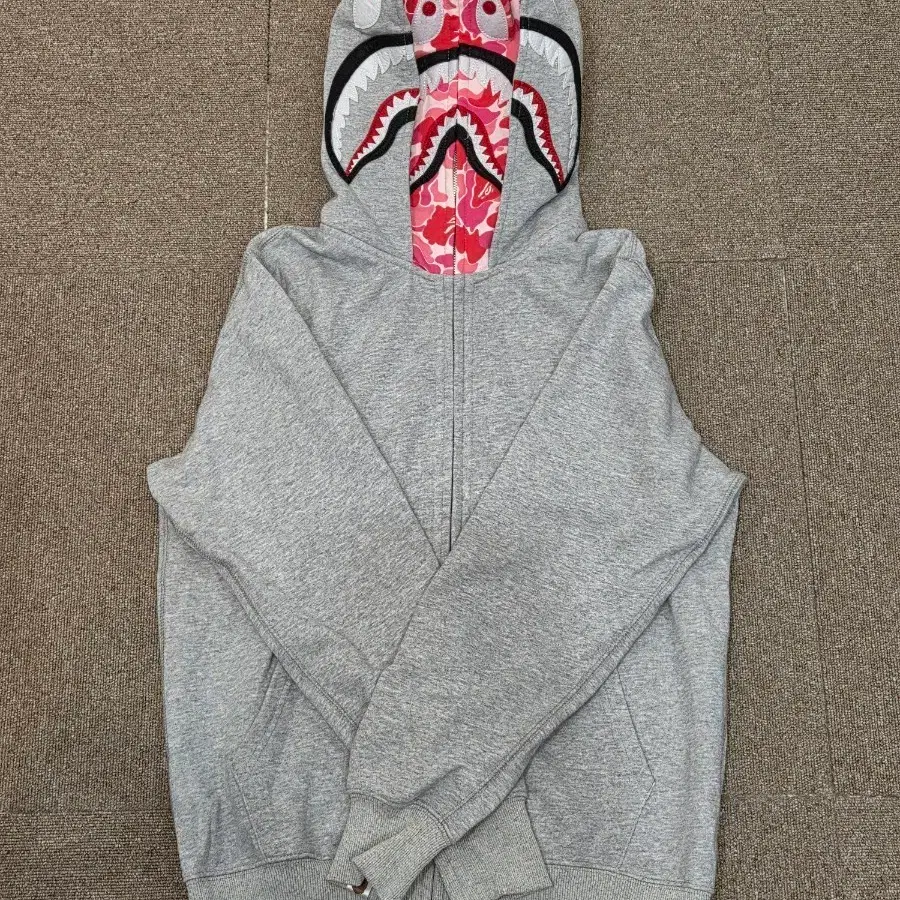 abathingape 기모 후드집업 100