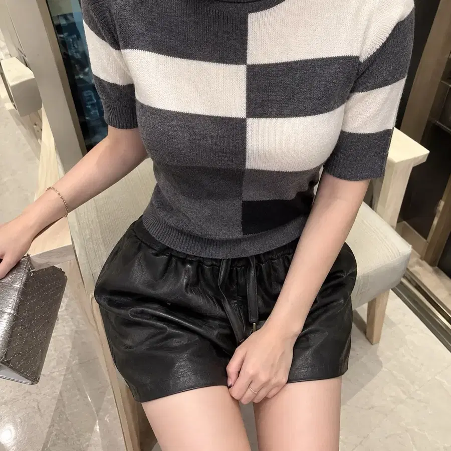 배색 5부니트