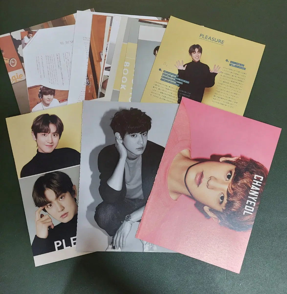 Exo Chanyeol magazine collection