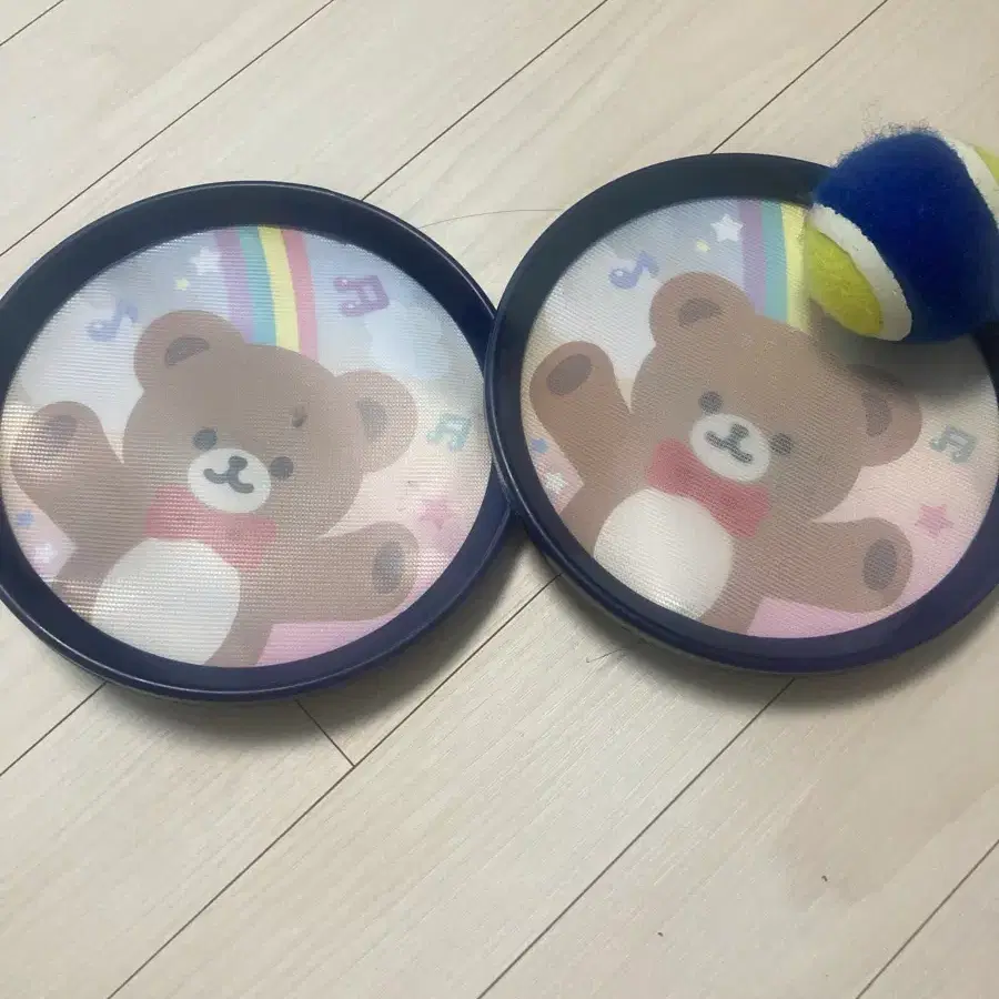아트박스 곰돌이 테니스공 캐치캐치 세트