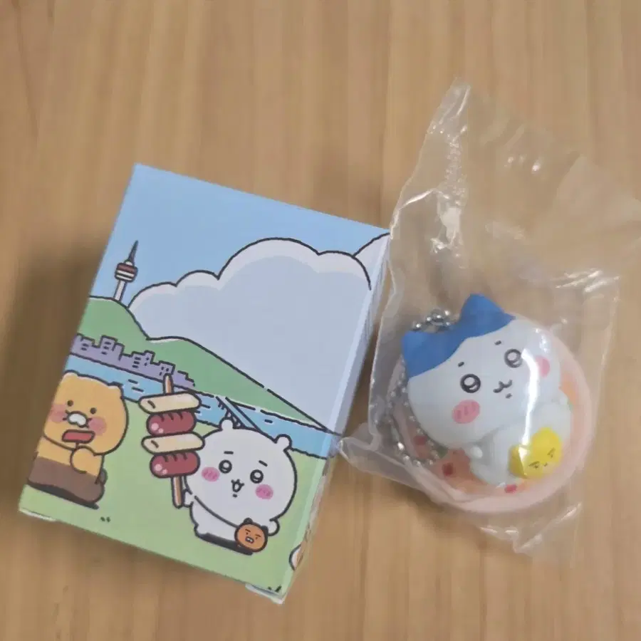 카카오프렌즈 먼작귀 하치와레키링